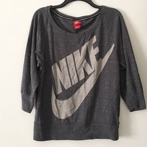 NIKE grey top